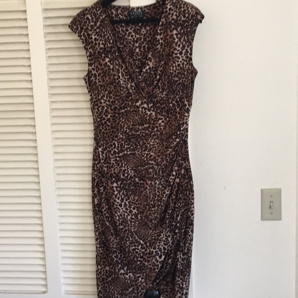 Faux wrap Ralph Lauren dress